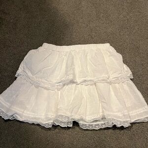White skirt